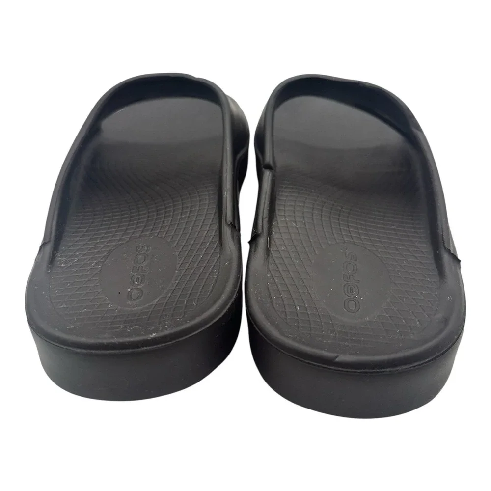 OOFOS Ooahh Slide Sandal‎ Men's Black Recovery Comfort EU 40 / M 7 W 9